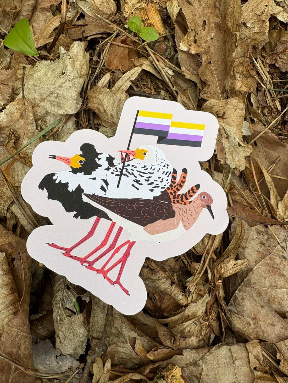 Ruff - Non-Binary Sticker