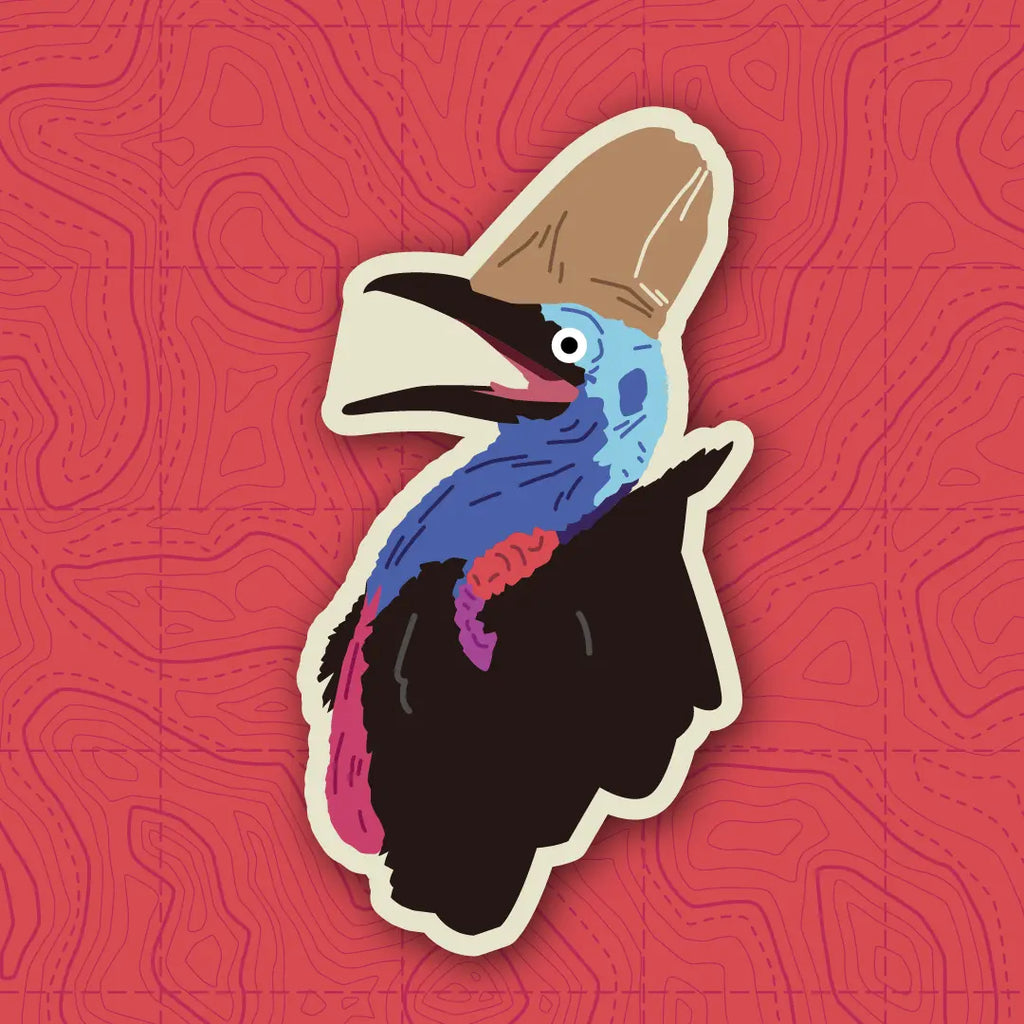 Southern Cassowary Sticker