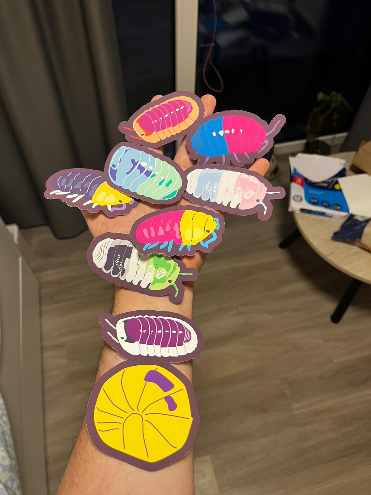 Pride Isopod Sticker