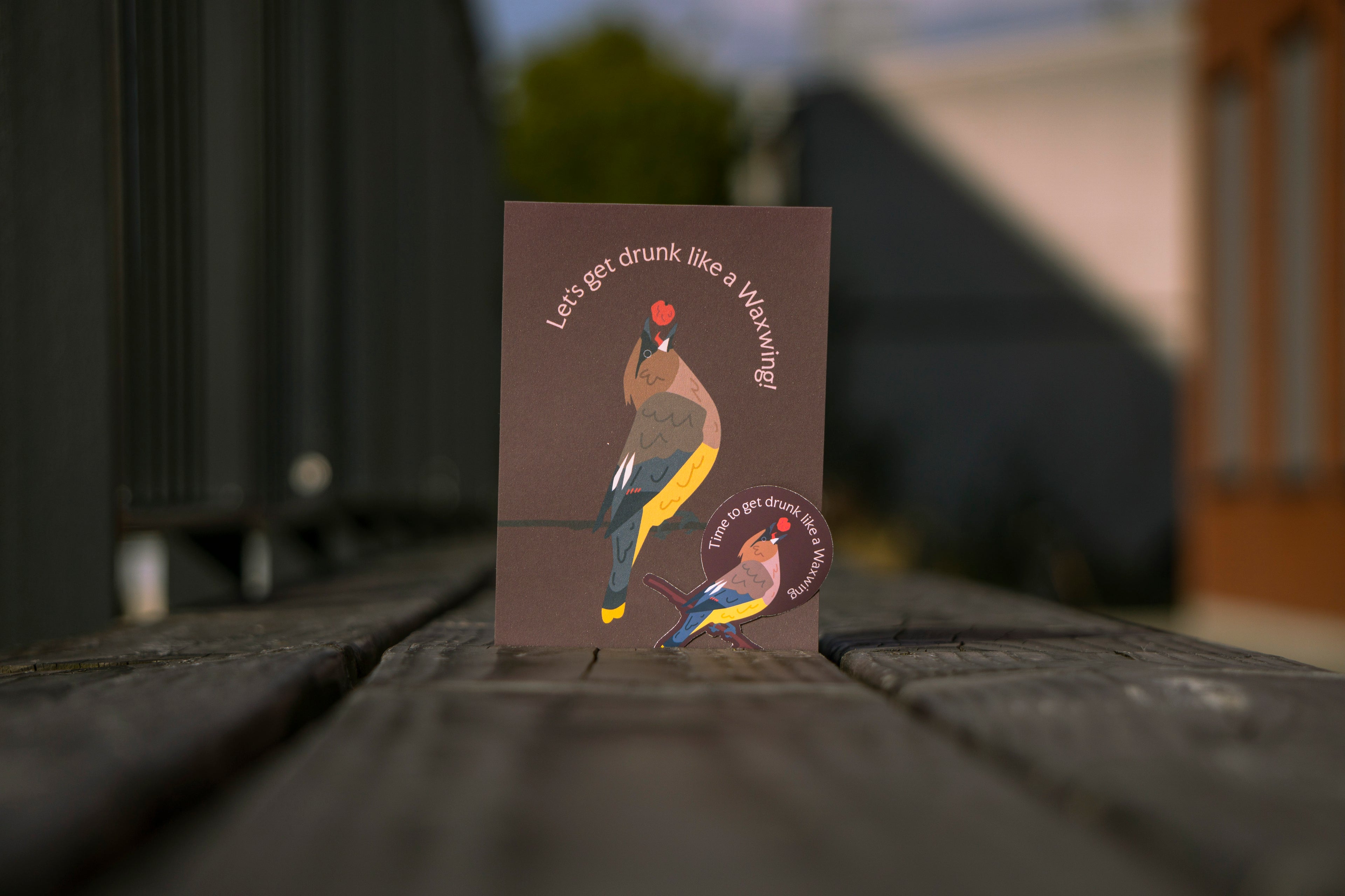 Let's get drunk - Postcard (+free Sticker)