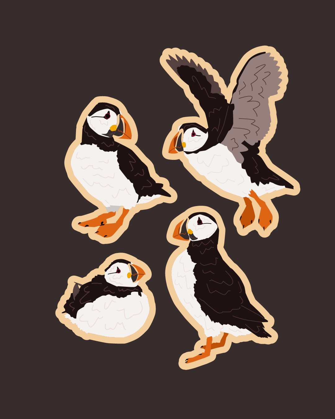 Puffin Sticker