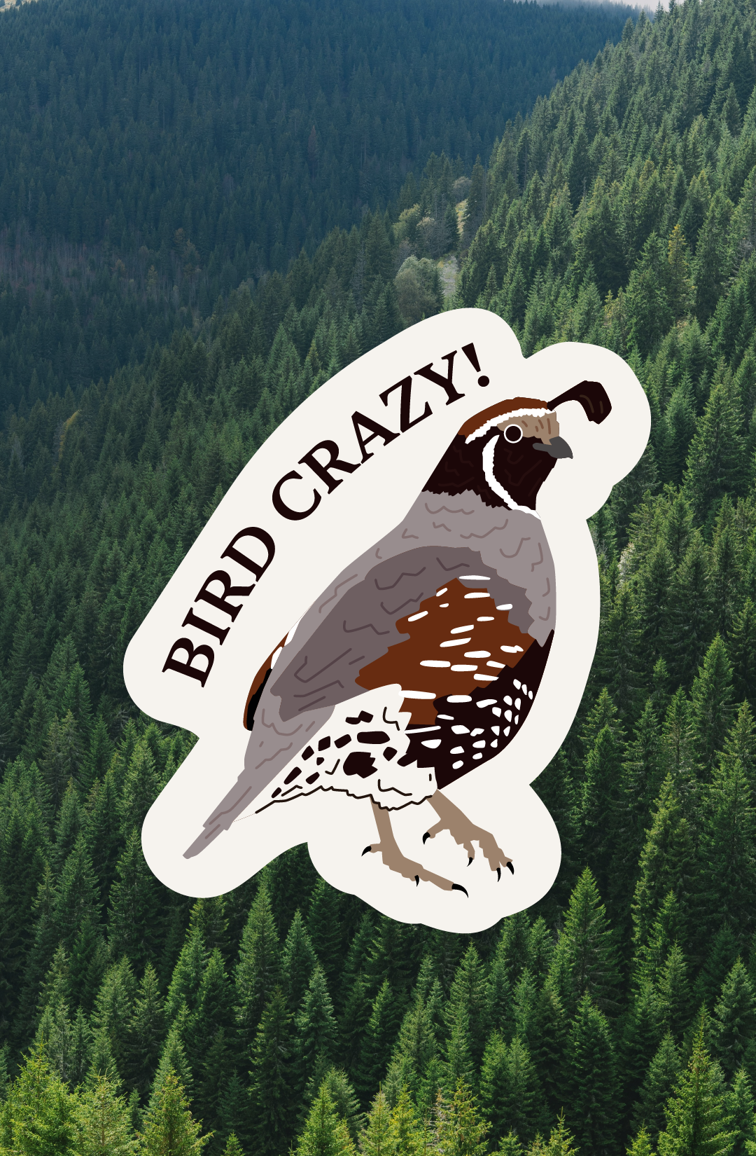BIRD CRAZY Sticker